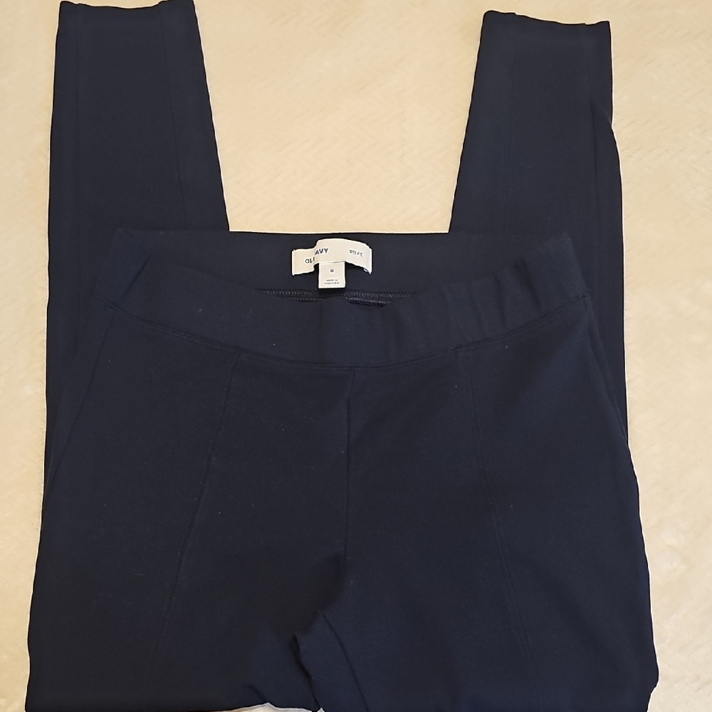 Old Navy Pull On Skinny Navy Blue Pants